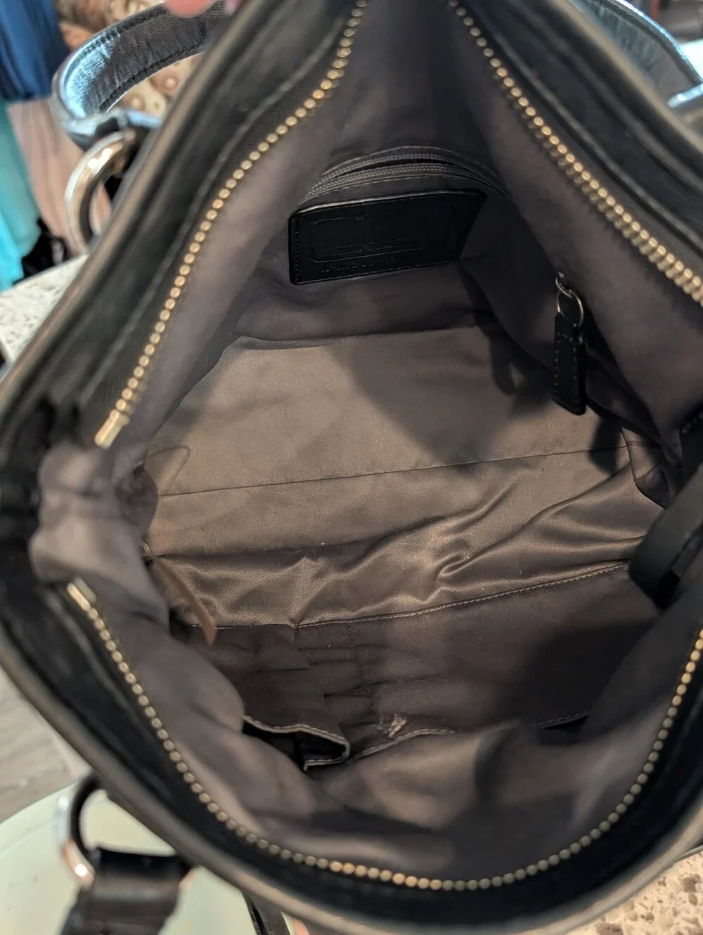 Coach Soft Black Shoulder Bags